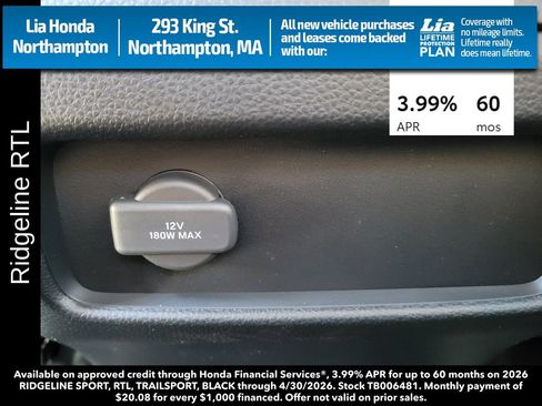 New 2026 Honda Ridgeline RTL image 31