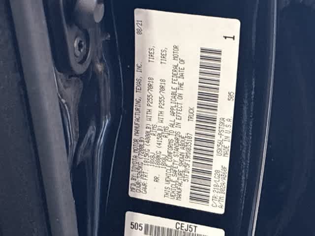 Used 2021 Toyota Tundra SR5 w/ SR5 Leather Package AWD/4WD image 38