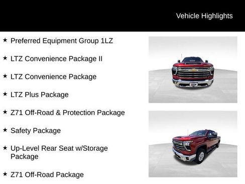 Used 2024 Chevrolet Silverado 2500 LTZ w/ LTZ Plus Package AWD/4WD image 13