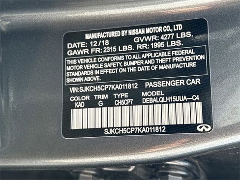 Used 2019 INFINITI QX30 w/ Navigation Package image 34