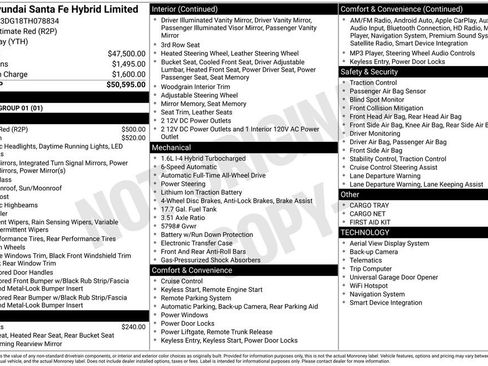 Used 2026 Hyundai Santa Fe Limited AWD/4WD image 3