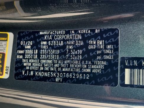 New 2026 Kia Carnival SX Prestige FWD image 28