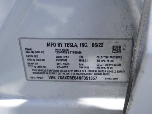 Used 2022 Tesla Model X Plaid AWD/4WD image 26