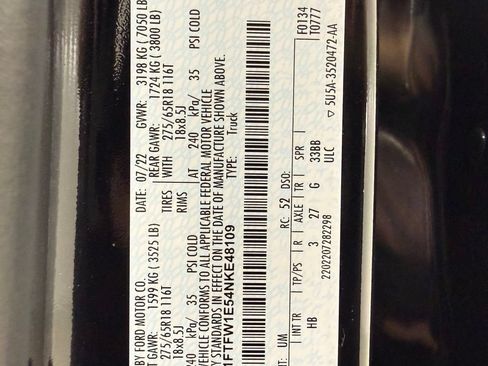 Used 2022 Ford F150 Lariat AWD/4WD image 23