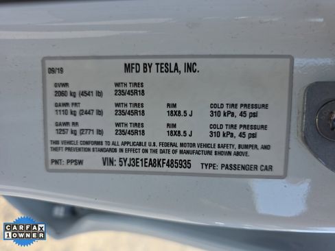 Used 2019 Tesla Model 3 Standard Range Plus image 21