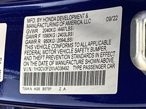 Used 2022 Honda Accord Sport image 29