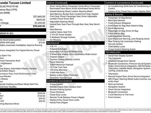 Certified 2023 Hyundai Tucson Limited AWD/4WD image 18