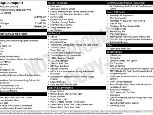 Used 2026 Dodge Durango GT RWD image 2