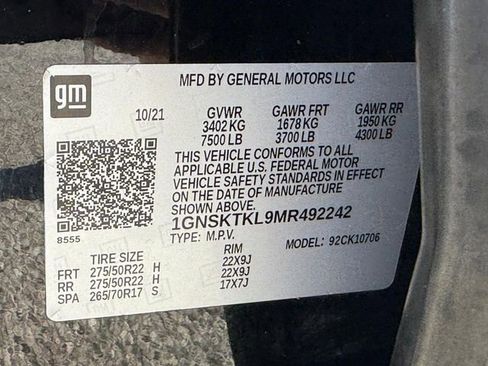 Certified 2021 Chevrolet Tahoe High Country image 28