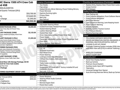 Used 2020 GMC Sierra 1500 AT4 w/ AT4 Premium Package image 8