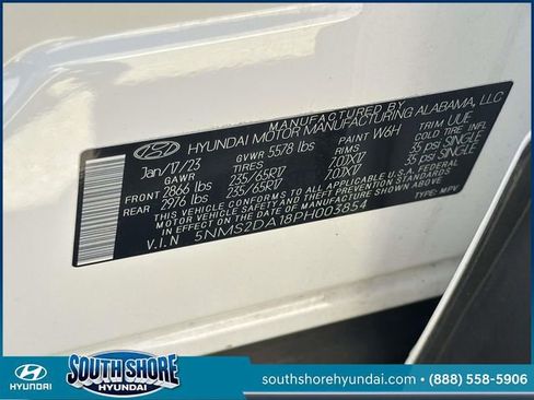 Certified 2023 Hyundai Santa Fe Blue w/ Cargo Package AWD/4WD image 22