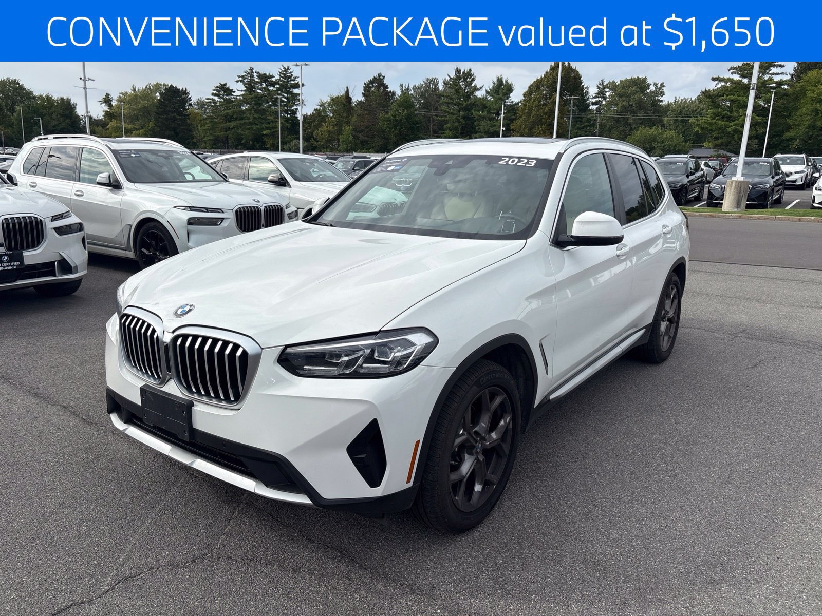Certified 2023 BMW X3 xDrive30i w/ Convenience Package AWD/4WD image 2