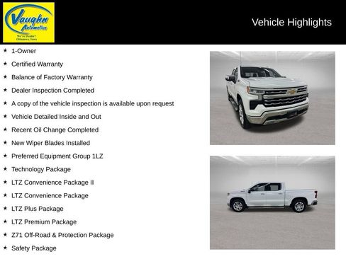 Used 2024 Chevrolet Silverado 1500 LTZ w/ LTZ Premium Package AWD/4WD image 2