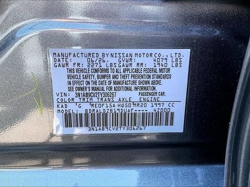 New 2026 Nissan Sentra SV w/ SV Convenience Package FWD image 13