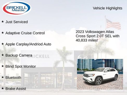Used 2023 Volkswagen Atlas Cross Sport SEL AWD/4WD image 17