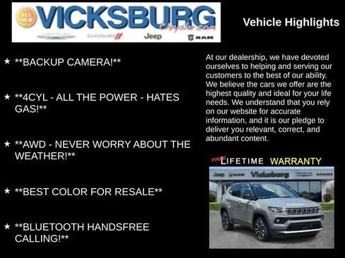 Used 2023 Jeep Compass Limited AWD/4WD image 7
