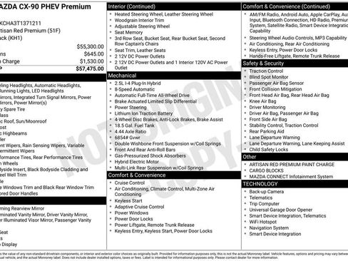 New 2026 MAZDA CX-90 Plug-In Hybrid w/Premium Sport image 3