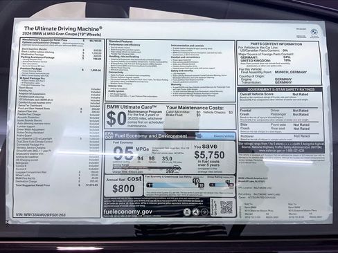 Used 2024 BMW i4 M50 w/ Premium Package AWD/4WD image 22