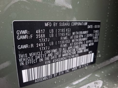 New 2026 Subaru Crosstrek 2.0i Premium image 19