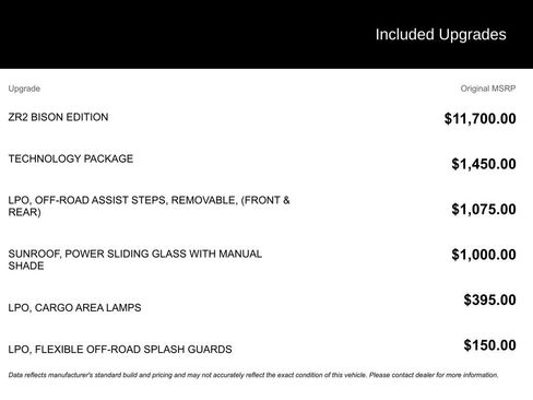 New 2026 Chevrolet Colorado ZR2 w/ ZR2 Bison Edition image 8