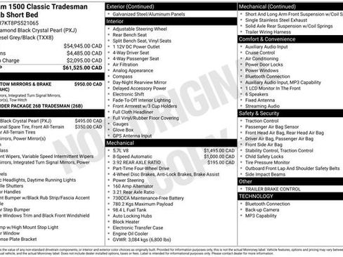 Used 2023 RAM 1500 Tradesman AWD/4WD image 13