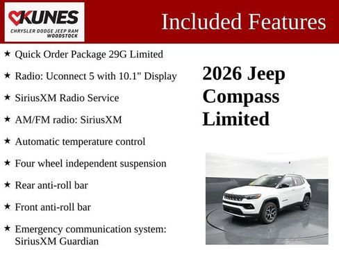 Used 2026 Jeep Compass Limited AWD/4WD image 3