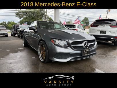 Used 2018 Mercedes-Benz E 400 4MATIC Coupe