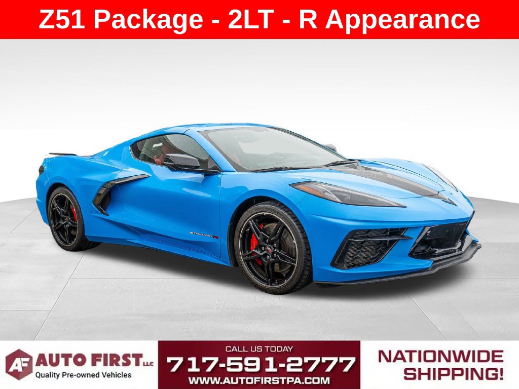 Used 2023 Chevrolet Corvette Stingray Preferred Cpe w/ Z51 Performance Package RWD image 1