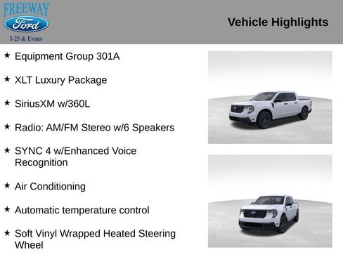 New 2025 Ford Maverick XLT w/ Equipment Group 301A image 2
