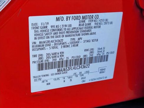 Used 2020 Ford EcoSport S image 22