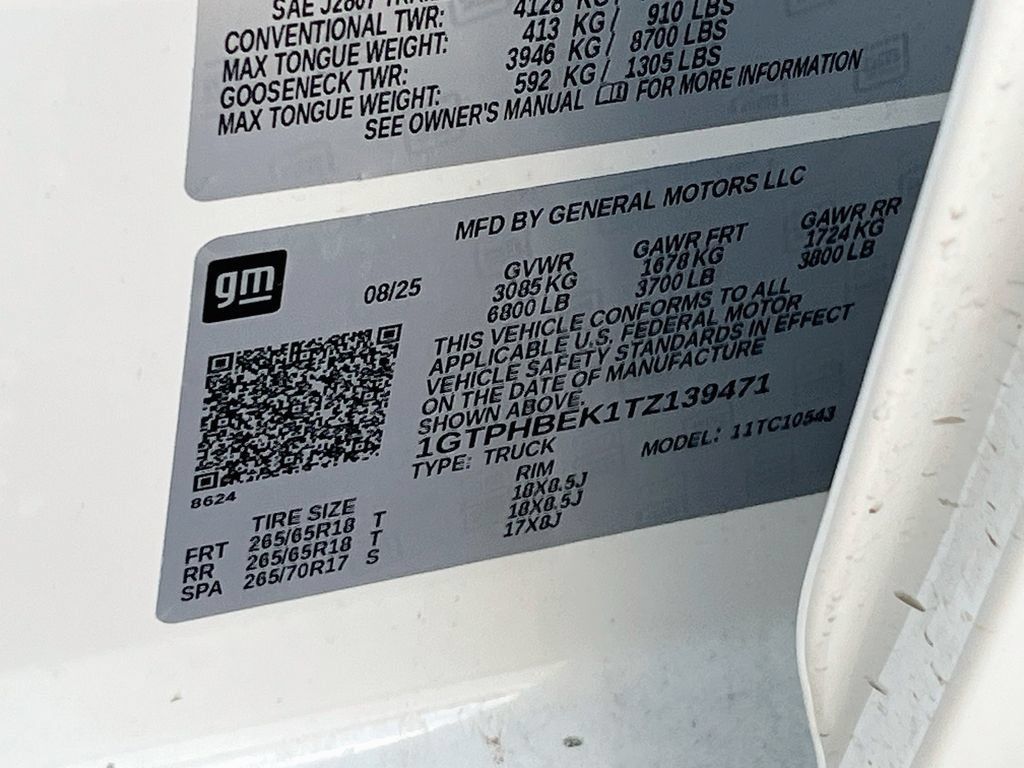 Used 2026 GMC Sierra 1500 SLE w/ LPO, GMC Protection Package RWD image 32
