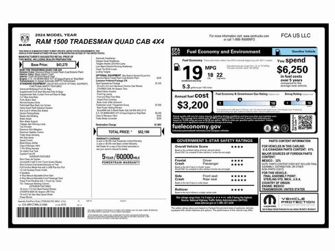 Used 2024 RAM 1500 Tradesman image 2