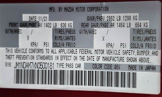 Used 2022 MAZDA MX-5 Miata RF Grand Touring w/ Weather Package RWD image 35