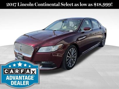 Used 2017 Lincoln Continental Select
