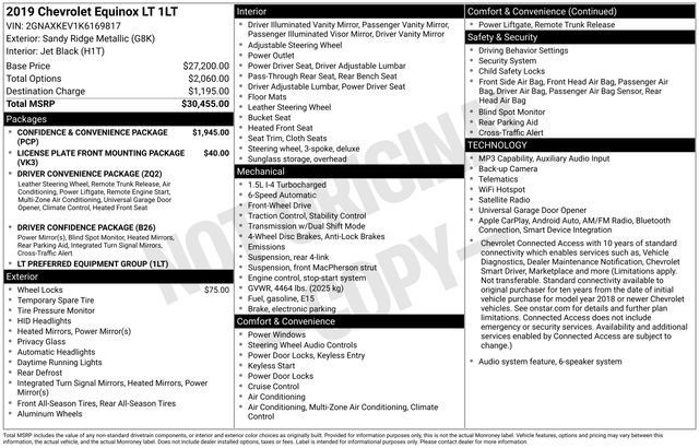 Used 2019 Chevrolet Equinox LT FWD image 11