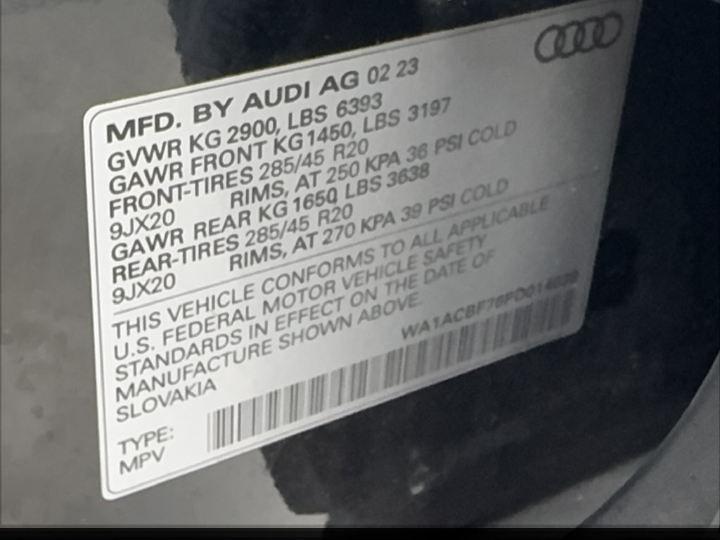 Used 2023 Audi Q7 2.0T Premium w/ Convenience Package AWD/4WD image 56