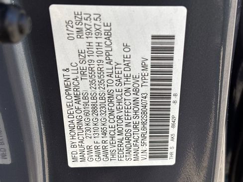Used 2025 Honda Odyssey Touring image 37