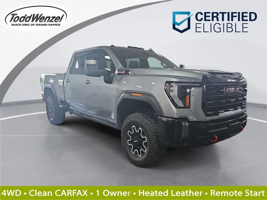 Certified 2024 GMC Sierra 2500 AT4X w/ Snow Plow Prep/Camper Package AWD/4WD image 1