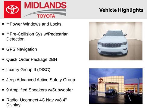 Used 2018 Jeep Grand Cherokee Limited w/ Luxury Group II RWD image 2