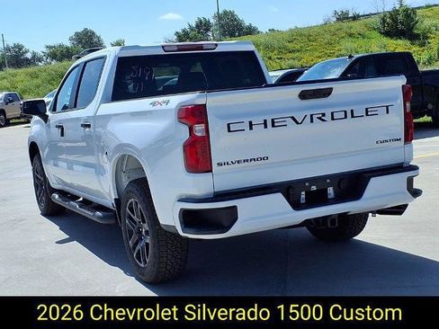 New 2026 Chevrolet Silverado 1500 Custom w/ Turbomax Blackout Package AWD/4WD image 6