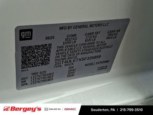 New 2025 GMC Sierra 2500 Pro w/ Convenience Package image 16