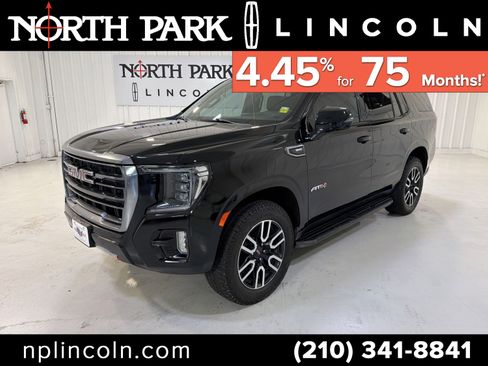 Used 2021 GMC Yukon AT4 w/ Rear Media and Nav Package image 1