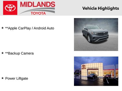 Used 2021 Volkswagen Atlas SE w/ Panoramic Sunroof Package FWD image 2