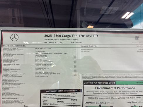 New 2025 Mercedes-Benz Sprinter 2500 image 18