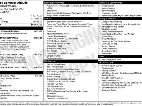 Used 2023 Jeep Compass Latitude w/ Sun and Sound Group AWD/4WD image 4