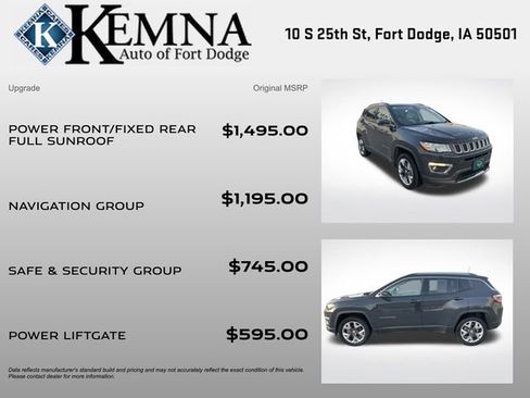 Used 2018 Jeep Compass Limited w/ Navigation Group image 4