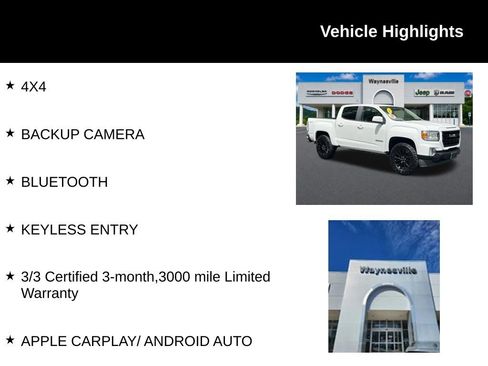Used 2022 GMC Canyon Elevation w/ Trailering Package AWD/4WD image 2