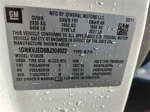 Used 2011 Chevrolet Traverse LT w/ Personal Connectivity Package image 32