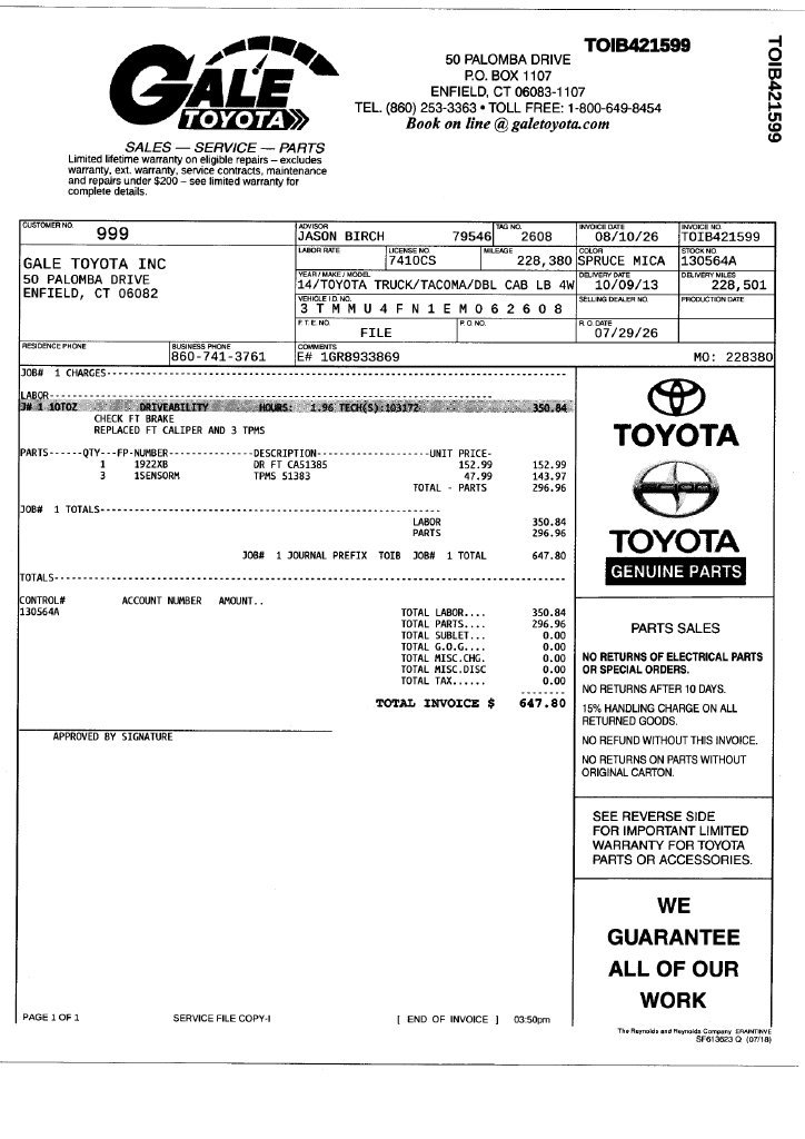 Used 2014 Toyota Tacoma 4x4 Double Cab w/ SR5 Package image 12