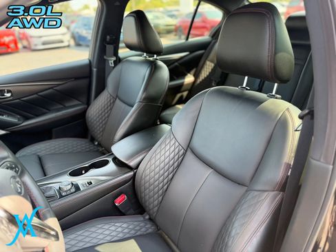 Used 2023 INFINITI Q50 Red Sport 400 w/ Black Opal Edition AWD/4WD image 14